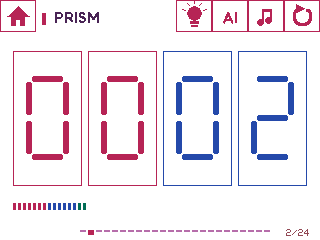Orbit device UI: Prism Clock