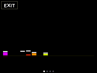 Orbit device UI: Spectrum visualizer